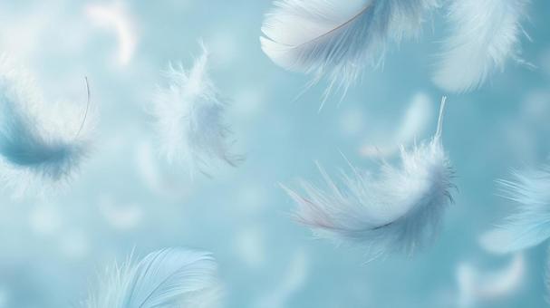 背景素材 羽が舞い降りる幻想的な背景 背景素材 羽が舞い降りる幻想的な背景の写真