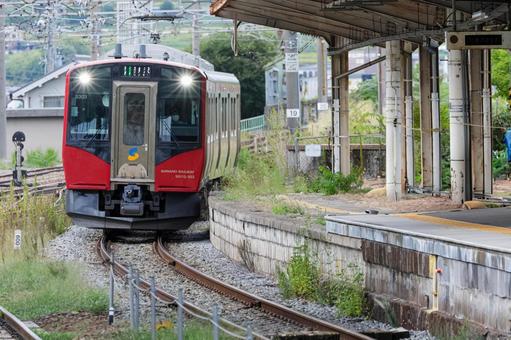 しなの鉄道 しなの鉄道 しなの鉄道,しなの色,小諸駅の写真素材