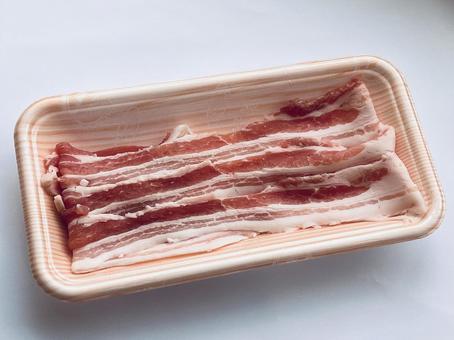 豚バラスライス② 豚バラ,バラ肉,豚肉の写真素材