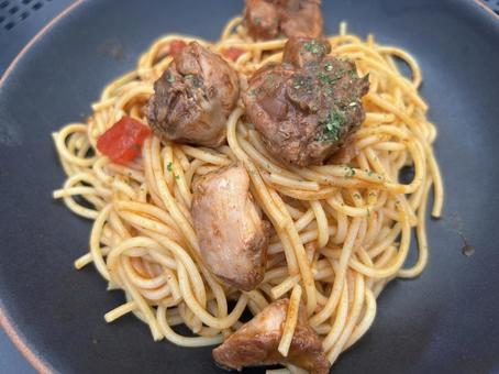 うさぎのパスタ うさぎ,うさぎ肉,パスタの写真素材