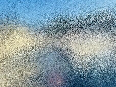 曇りガラス　ガラス窓 窓ガラス,ガラス,曇りの写真素材