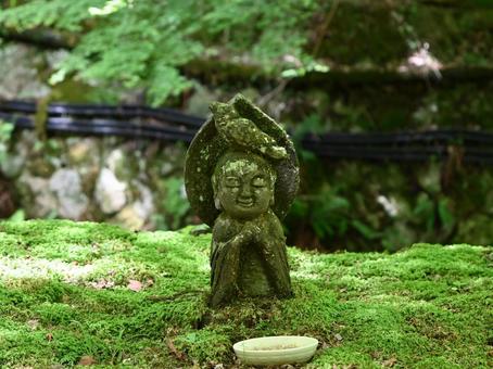 京都大原三千院　おさな六地蔵 大原三千院,寺,癒しの写真素材