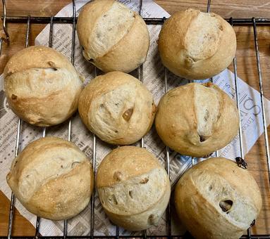 パン パン,手作りパン,ミニパンの写真素材