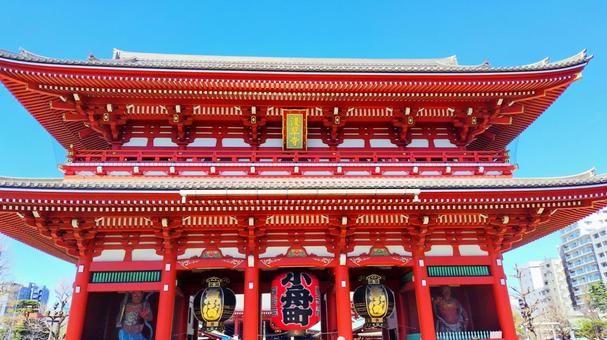 【東京都】浅草雷門 【東京都】浅草雷門 浅草寺,雷門,浅草の写真素材