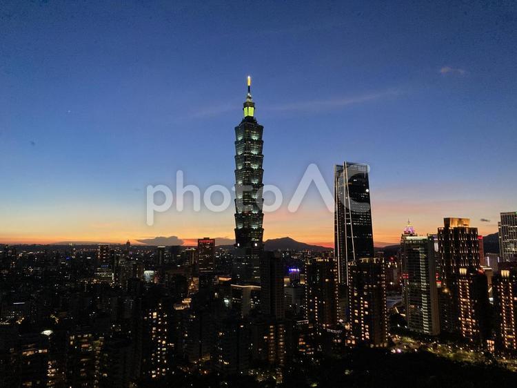 台湾（台北）景色 台湾,台北,綺麗の写真素材