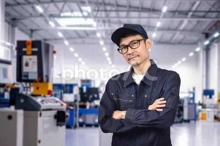 機械オペレーターの男性 オペレーター,機械,男性の写真素材