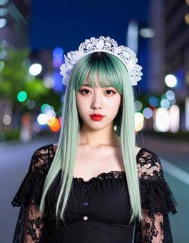 地雷系女子・憂鬱な深夜の緑子さん 地雷系女子・憂鬱な深夜の緑子さんの写真