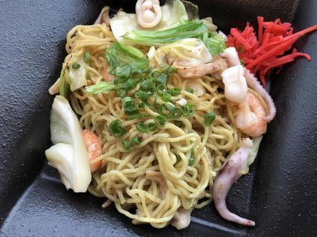 男鹿しょつるときそば 男鹿しょつるときそば 男鹿,しょつる焼きそば,焼きそばの写真素材