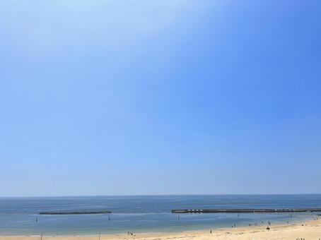 神戸須磨の砂浜 神戸須磨の砂浜の写真