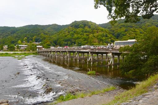 渡月橋 渡月橋 京都,嵐山,大堰川の写真素材