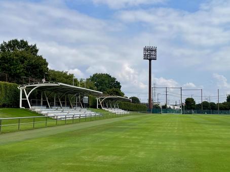 サッカーグラウンド1 サッカーグラウンド1 サッカー,フィールド,ゴールの写真素材