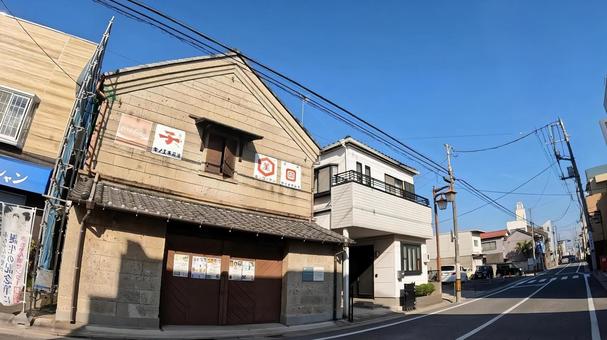 日本、埼玉県行田市行田の街の通り 埼玉県,通り,日本の写真素材