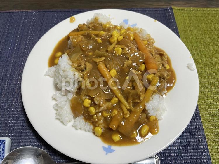 カレーライス カレーライス,食べ物,フードの写真素材
