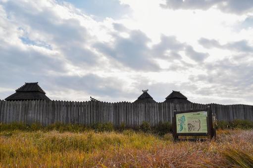 吉野ヶ里遺跡の風景(12月) 吉野ヶ里遺跡の風景(12月) 吉野ヶ里遺跡,佐賀県,吉野ヶ里町の写真素材