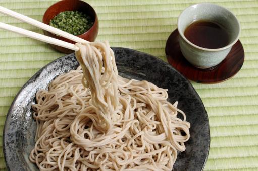 冷たいそばの和食 冷たいそばの和食 そば,冷たい,日本食の写真素材