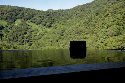 Superb view open-air bath in the great outdoors, JPG Superb view open-air bath in the great outdoors, 温泉, 露天浴池, 旅游, JPG