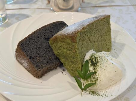 Photo, chiffon cake, cafe, cake, 