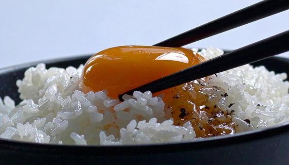 卵かけご飯 卵かけご飯の写真
