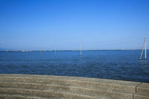 熊本県宇土市 長部田海床路 熊本県宇土市 長部田海床路の写真