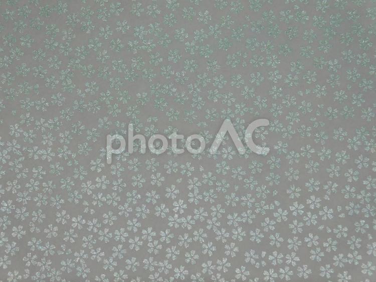 緑色の花柄和紙イメージ　テクスチャ テクスチャ,緑,グリーンの写真素材