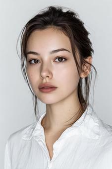 女性のバストアップショット 女性のバストアップショットの写真