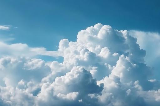 爽やかな積雲と青空 爽やかな積雲と青空 雲,積乱雲,入道雲の写真素材