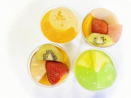 多種のデザート 03 ケーキ,ムース,ババロアの写真素材