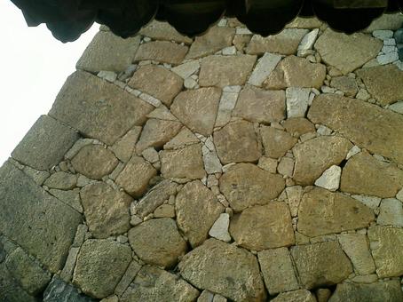 姫路城天守閣の石垣の写真