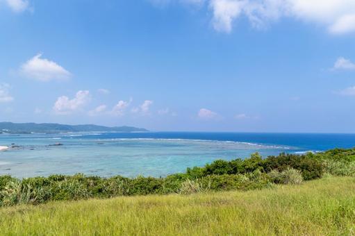 奄美大島　あやまる岬からの風景の写真