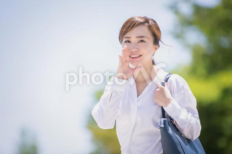 何か言うビジネスウーマン ビジネスウーマン,女性,ビジネスの写真素材