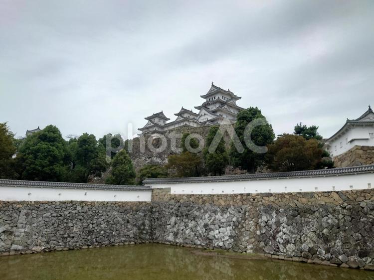 旅　兵庫県　姫路城　初秋 旅,兵庫県,姫路城の写真素材
