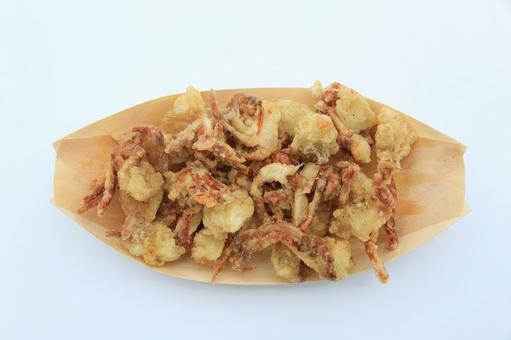 かに唐揚げ かに,蟹,唐揚げの写真素材