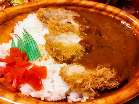 カツカレー弁当 カツカレー,カレーライス,カレーの写真素材