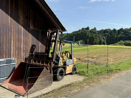 夏の田舎の風景　福井県越前市 福井県,越前市,田舎の写真素材