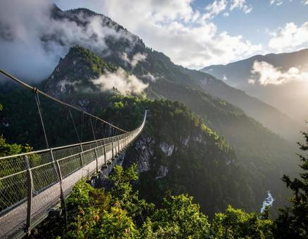橋の風景 橋の風景の写真