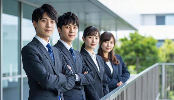 ビジネスマン男女 ビジネスマン男女の写真