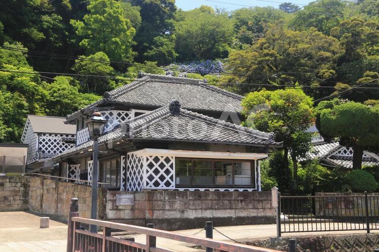 下田市の旧市街地の景色 旧市街地,街並み,下田市の写真素材