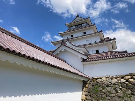 福島県　鶴ヶ城（会津若松城） お城,会津若松,鶴ヶ城の写真素材