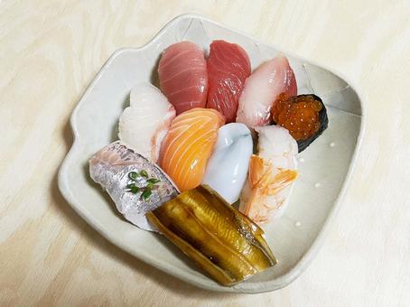 Assorted sushi, JPG
