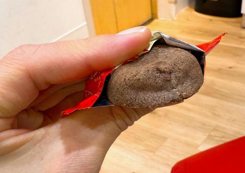 個包装のクッキー 個包装のクッキーの写真