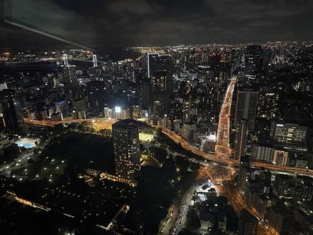 赤羽橋からレインボーブリッジまで 赤羽橋からレインボーブリッジまでの写真