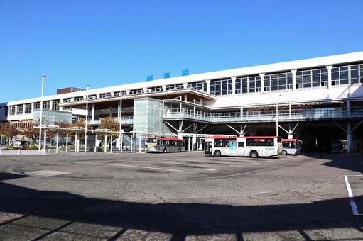 新潟駅舎 駅,新幹線,駅前広場の写真素材