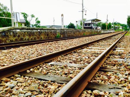 野辺山駅 長野,長野県,小海線の写真素材