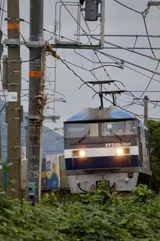 山陽本線 山陽本線 山陽本線,懐かしい,佐波川の写真素材