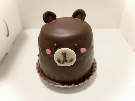 くろくまケーキ くろくまケーキの写真