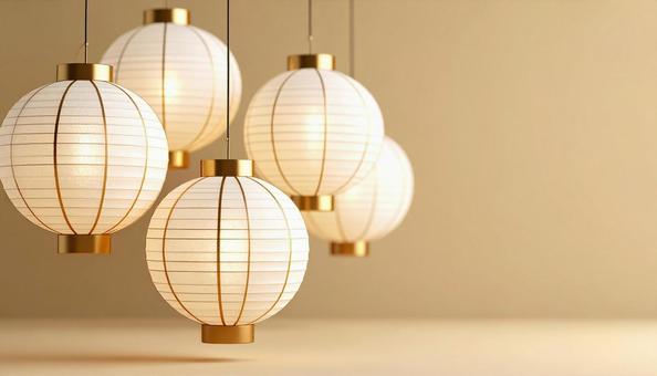 白い提灯の背景画像 白い提灯の背景画像の写真