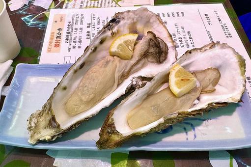 岩牡蠣 岩牡蠣 海鮮,岩牡蠣,夏の写真素材