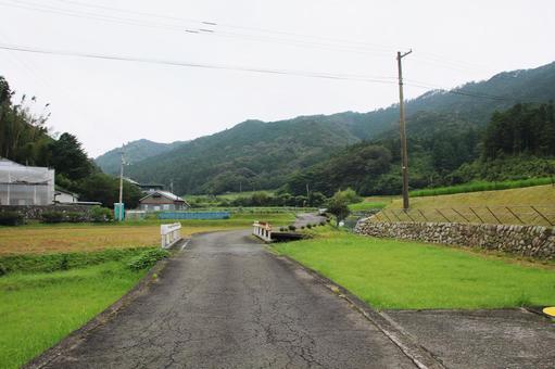 Photo, the countryside, mountain, a settlement, JPG