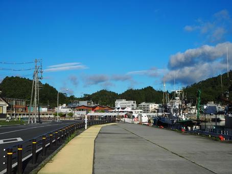 気仙沼の街並み(宮城県・気仙沼市) 気仙沼の街並み(宮城県・気仙沼市) 気仙沼漁港,南町海岸公園,気仙沼の写真素材