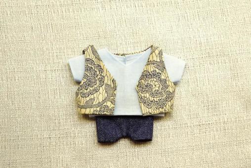ぬい服 カジュアルメンズ服 3 ぬい服 カジュアルメンズ服 3 ぬい,服作り,ドール服の写真素材